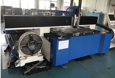 GXJH 3015-3000 W Laser cutting machine  with exchange  plate  switchboard automatic high efficient