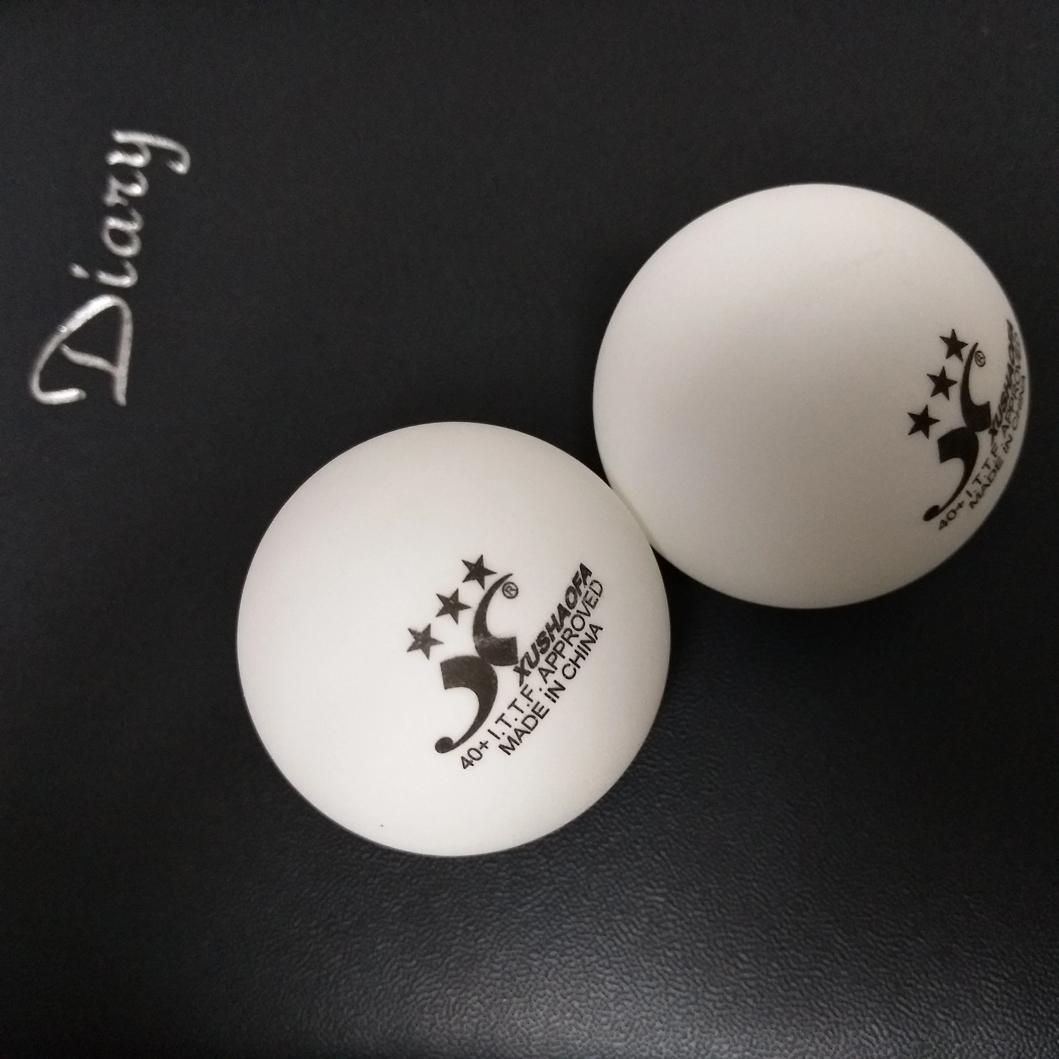 2021 match level quality 3 stars seamless table tennis ball for Professional games xu shaofa pelota de tenis de mesa