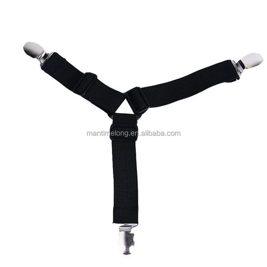 4pcs Bed Sheet Clips Mattress Cover Grippers Holder Duvet Blanket Fastener Straps Fixing Slip-Resistant Belt