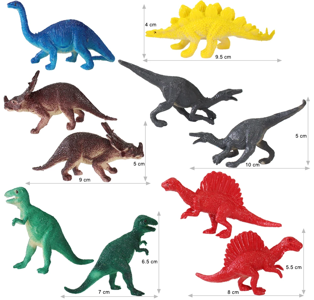 juguetes dinosaurio 12 kinds 4inches mixed bag cheap snack food packaging gift plastic mini figures dinosaurs toy