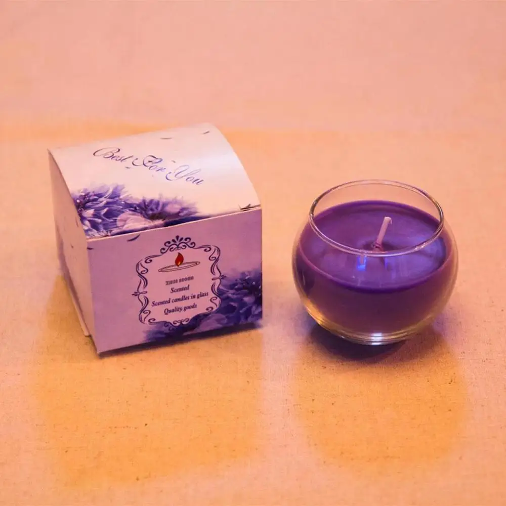 Cheap Price Wholesale Mini Egg Shaped Glass Jar Candle Private Label 100% Natural Organic Aromatherapy Soy wax Scented Candle