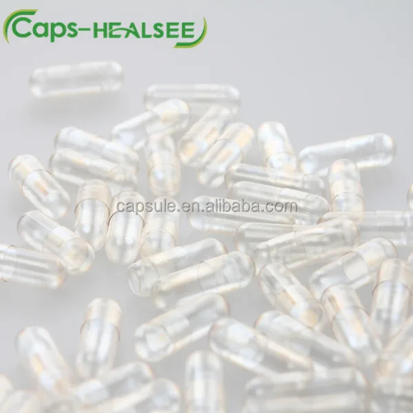 Healsee HPMC vegetable empty capsule in different colors and sizes