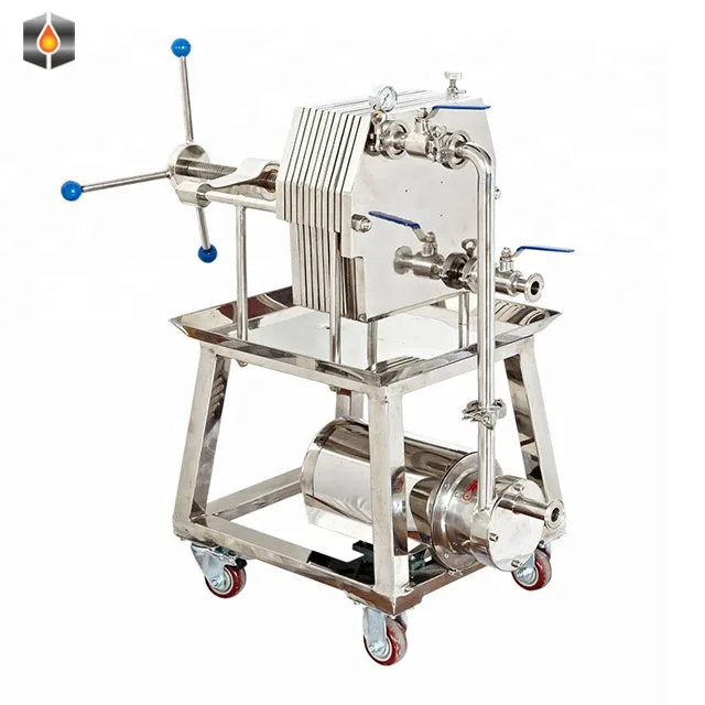 plate frame oil filter press machine for plant seeds crude oil