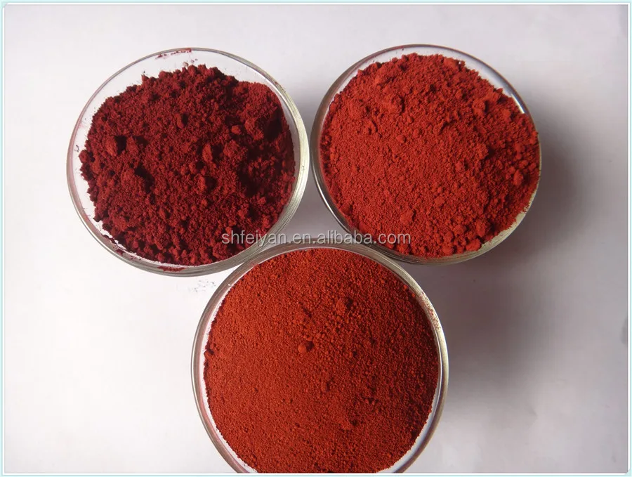 Красный пигмент оксида железа для плитки/асфальта/краски/покрытия/пластика