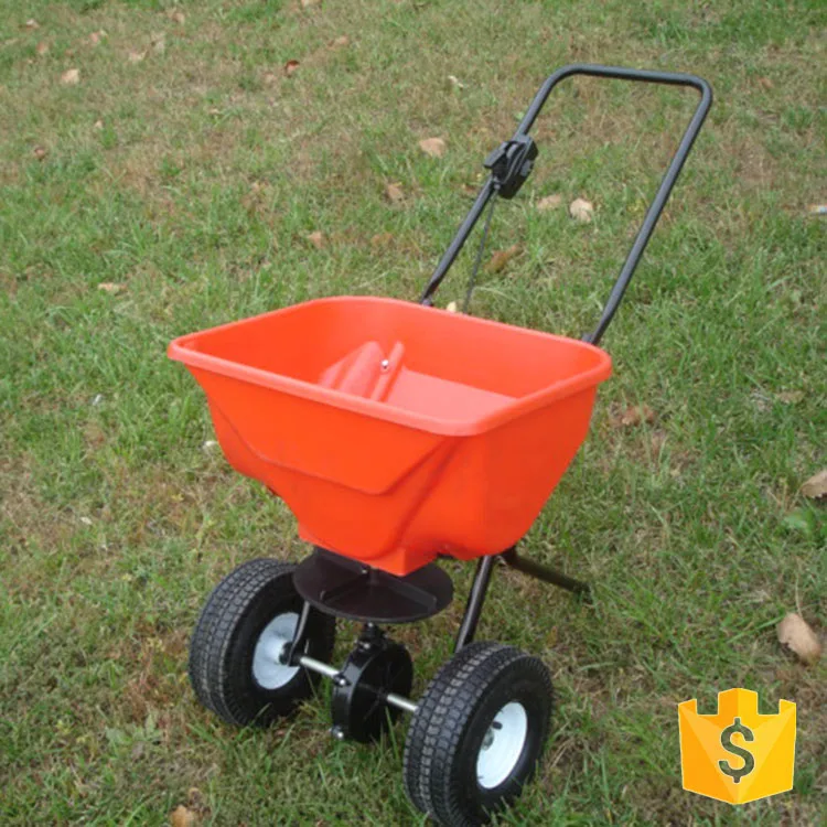 Custom Design Garden Hand Seed Spreader Cart Tractor Sower Organic Fertilizer Broadcast Seeder