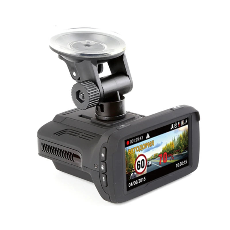 1080P 170 Degree 2.7 inch Screen Ambarella A7 Car Video Camera Speed Alarm Radar Detector with GPS Tracking