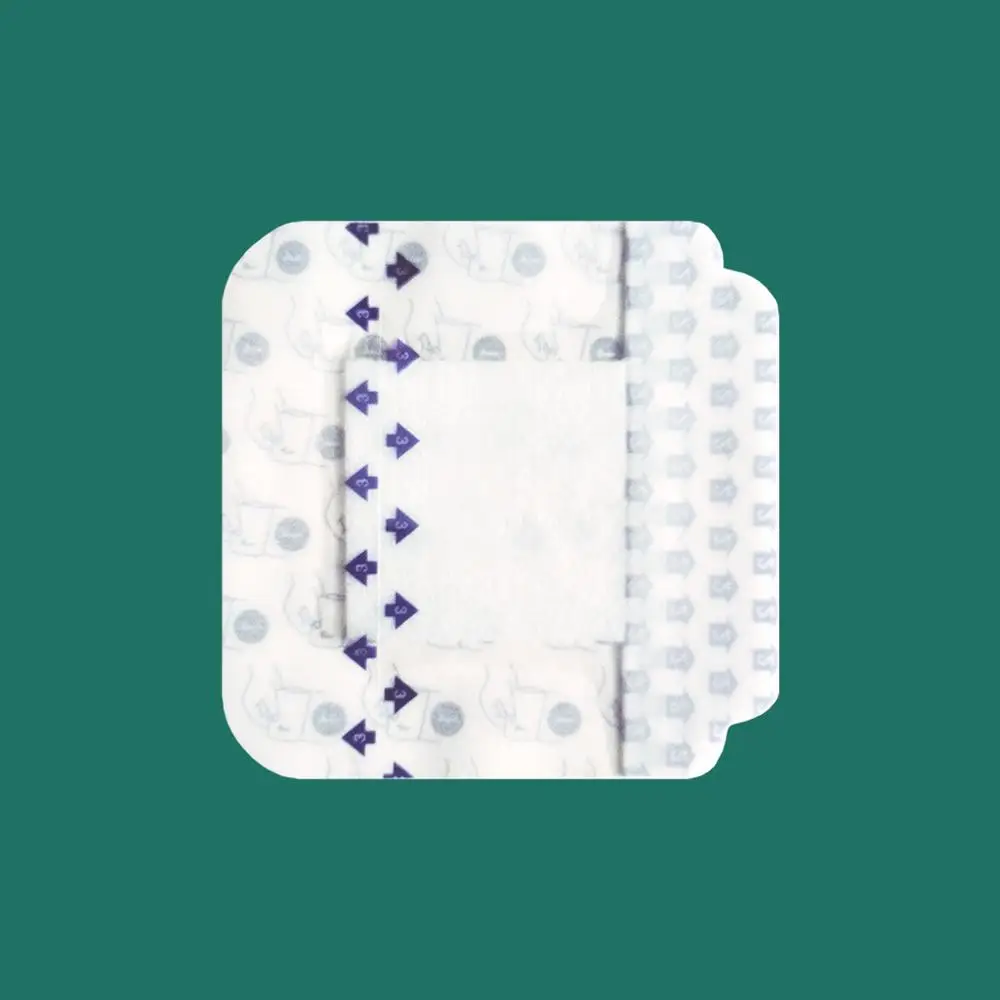 surgical wound adhesive plaster transparent wound island dressing with PU film