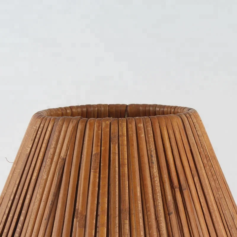 bamboo woven rattan ceiling lampshade lighting parts
