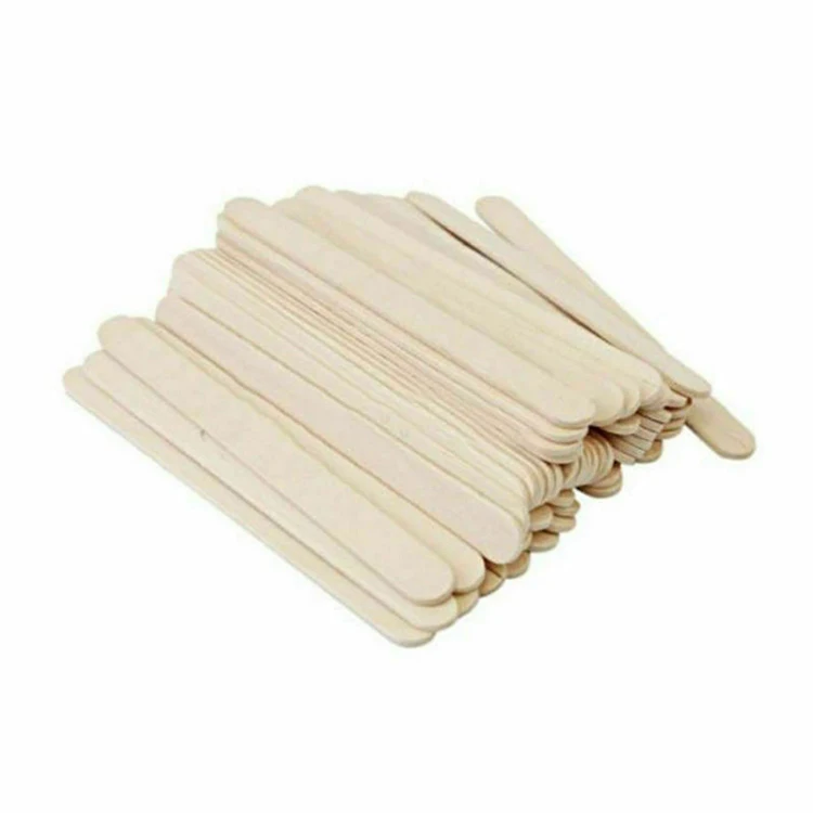 Custom disposable medical sterile wooden tongue depressor wax applicator sticks with CE for sale