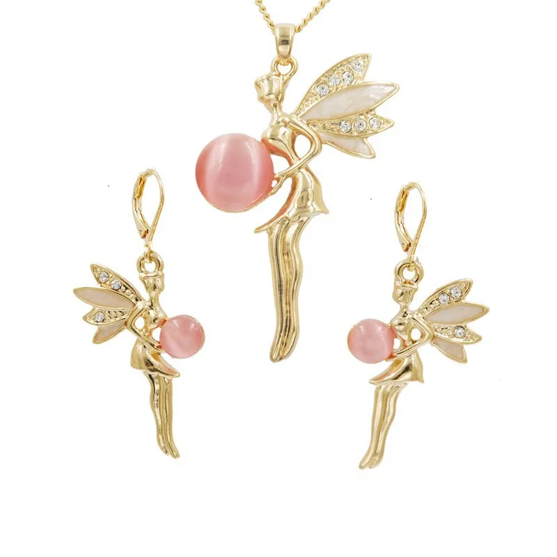 Opal Jewelry 18k Plated Gold, Wholesale Indian Jewellery Fashion