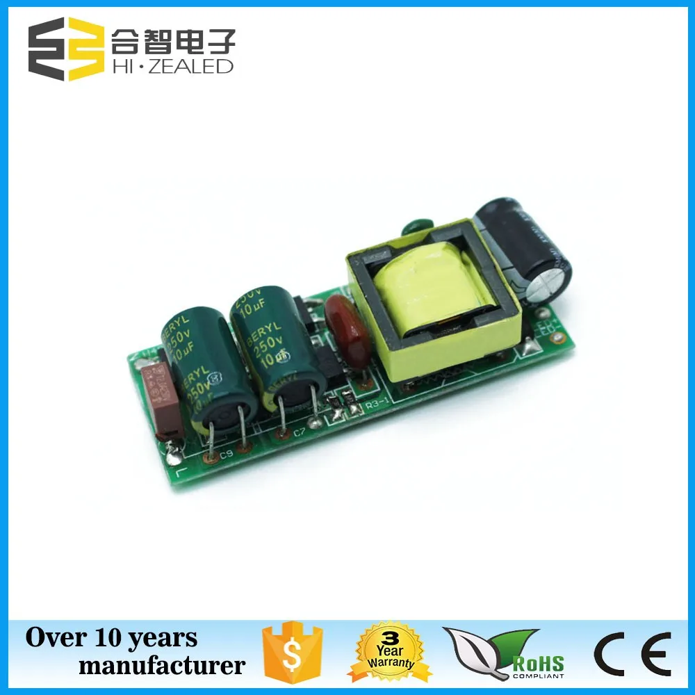 Мини размер led driver 7 Вт 9 Вт 13 Вт 18 Вт 300ma симистор вело водителя затемнения 12 Вт 36 В