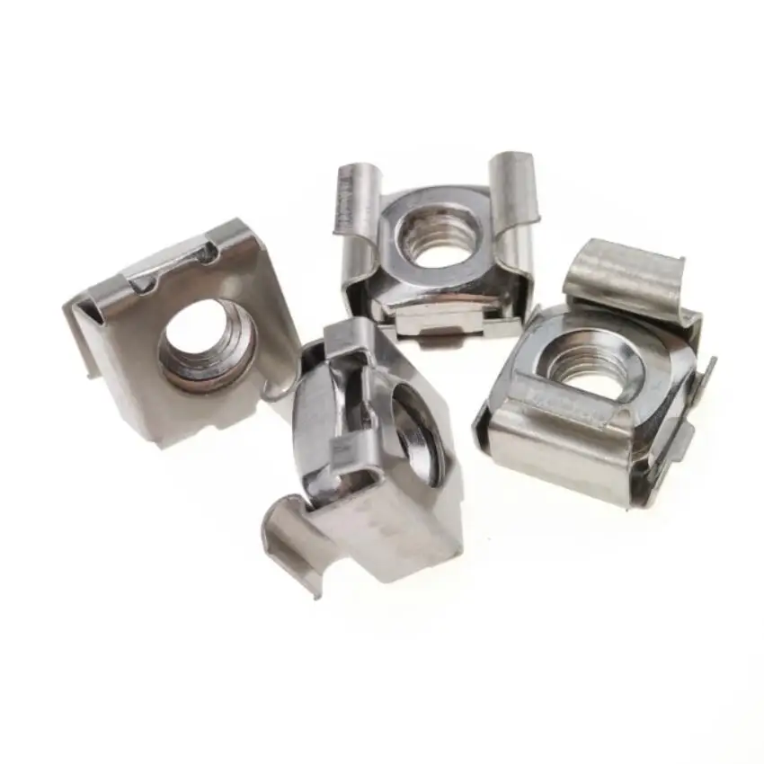 
304 Stainless Steel Cage Nuts M6 Threads for Computer 