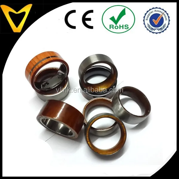 
2021 Vlink jewelry fashion cheap wood wedding ring for men trendy tungsten wood men finger ring fashion men ring 