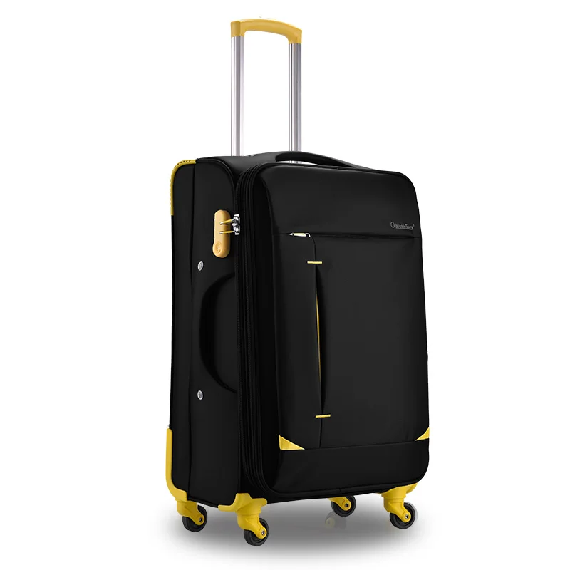 Hot selling EVA travel luggage with explosion-proof zipper fabric suitcase