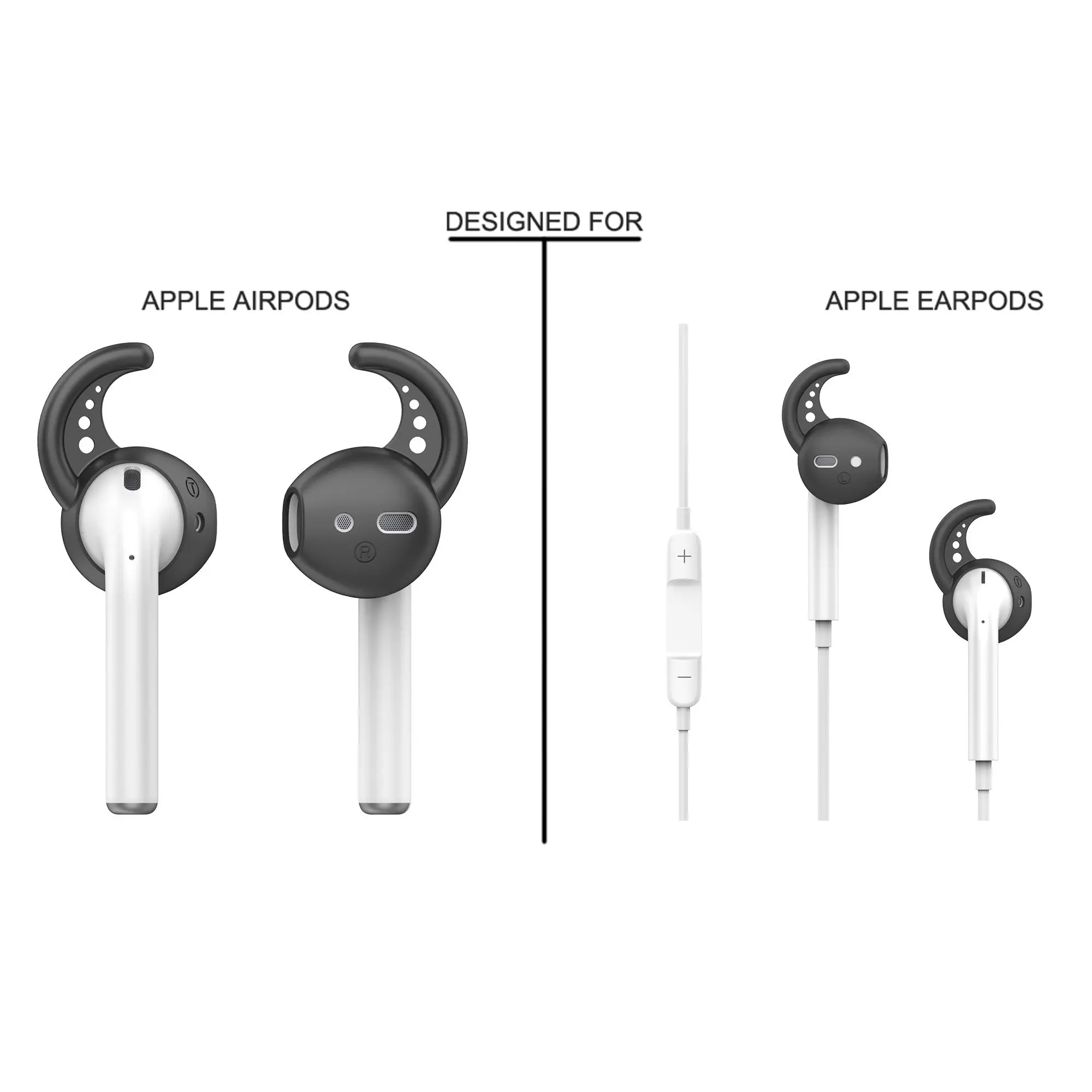 Hot Sale New design Silicone Earbuds Ear Hooks ear tips Cover Case for Airpod for EarPods