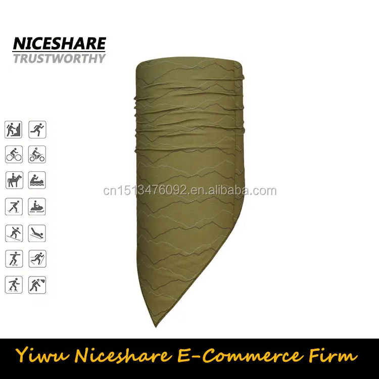 high quality multi hiking seamless triangle tubular bandana