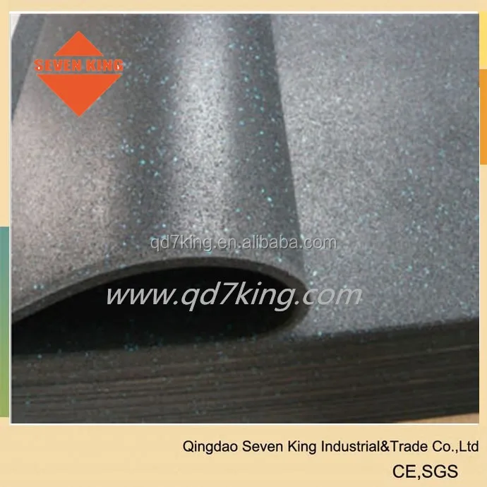 Qingdao 7 king 3-12 thinkness anti-fatigue rubber mat with alibaba insurance per roll
