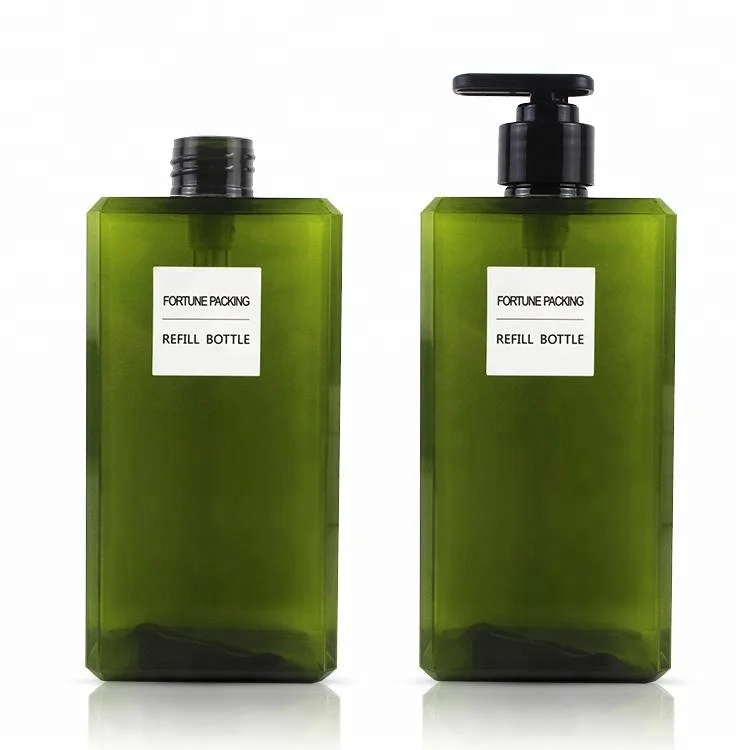 Custom 100ml 200ml 500ml Empty PETG Spray Lotion Pump Bottle for Plastic Liquid Shampoo Bottles