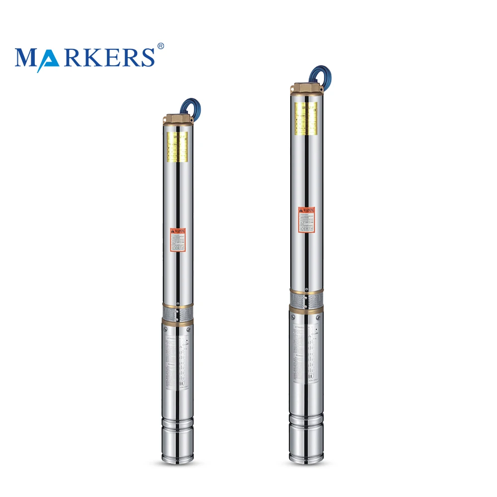 150 meters head 10hp deep well water pump submersible pumps