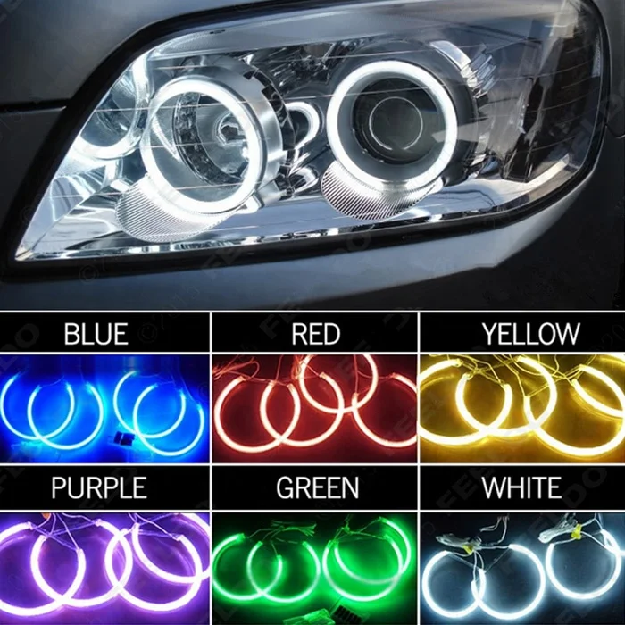 Wholesale CCFL Halo Ring Waterproof LED RGB LED Angel Eyes for BM W E46 E90 E39 E60 E92 in Auto Lighting System
