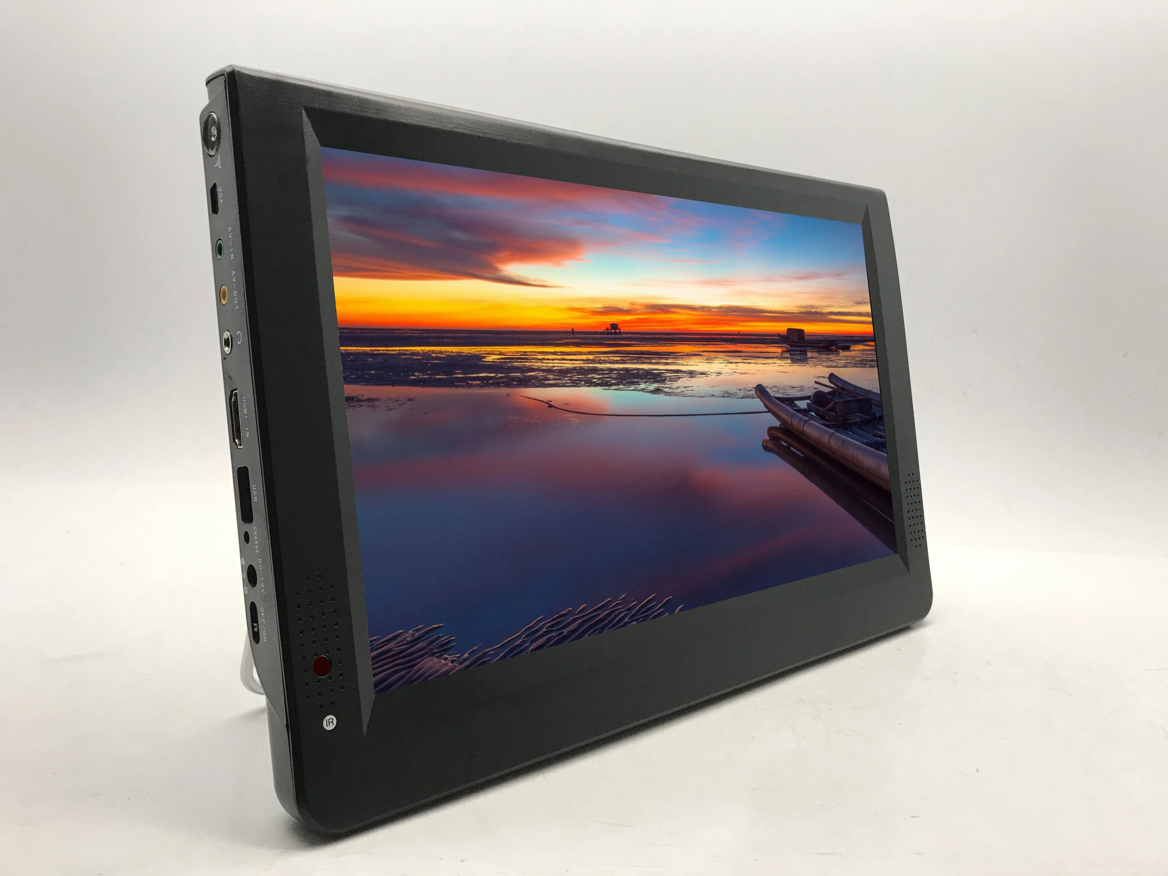 Full HD 1080p тонкий ЖК-телевизор ISDB DVBT DVBT2 ATSC Аналоговый Цифровой PortableTV