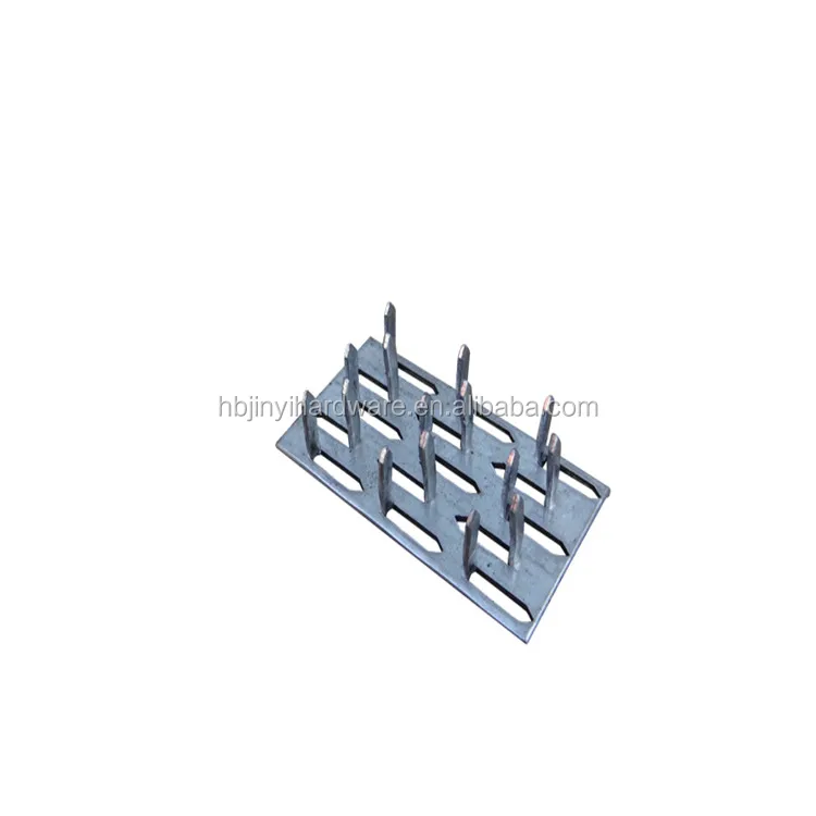 Truss roof nail plate