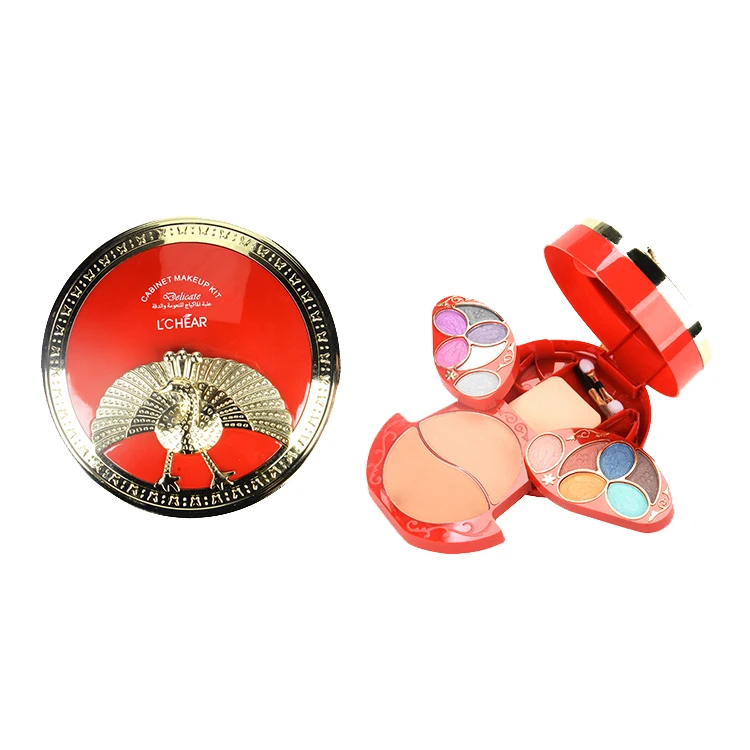 Hot Sale Custom Brand Cosmetic Set Eyeshadow Blush Bronzer Complete Makeup Kit