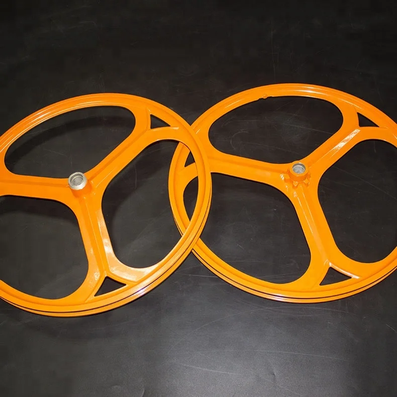 
Original manufacturer magnesium alloy 24 inch integral 3 spoke bike wheel for bicycle 