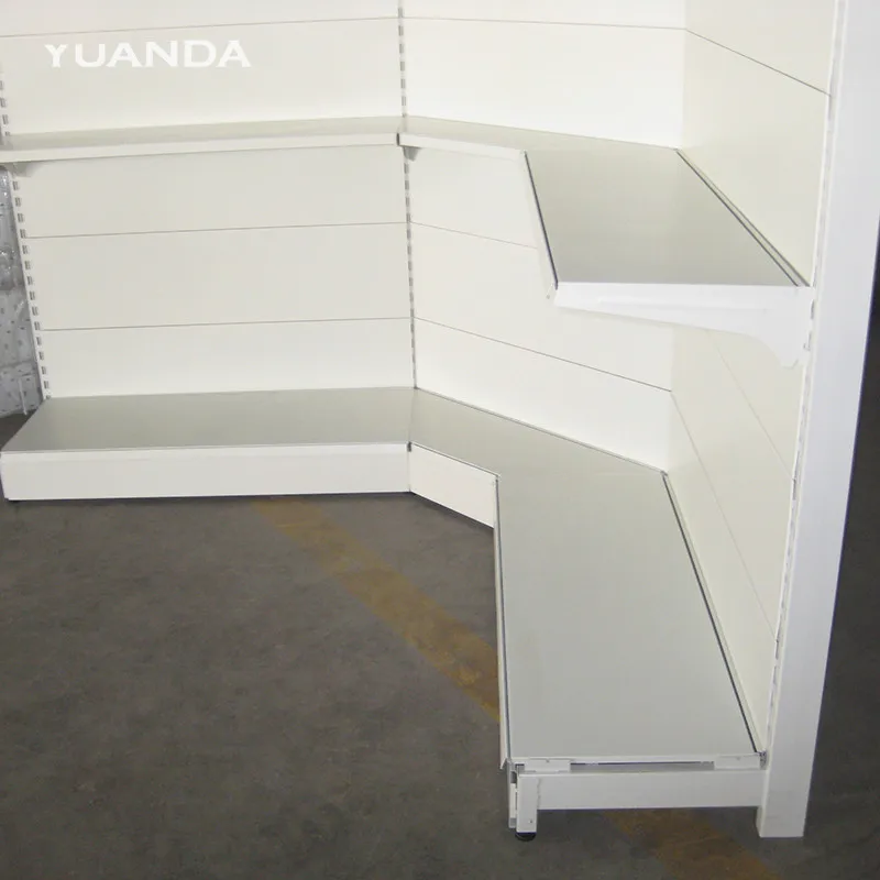 Retail online shopping wall mount shelf thrift stores portable display shelves