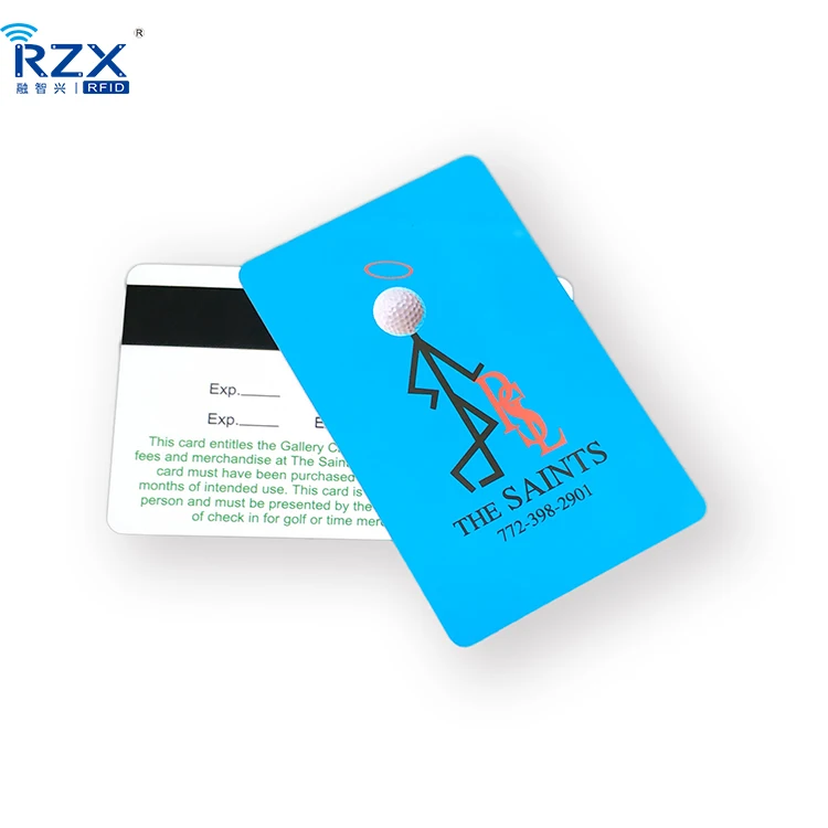 Factory Wholesale Cr80 Magnetic Stripe Card Pvc White Blank Door Key Card for Hotel