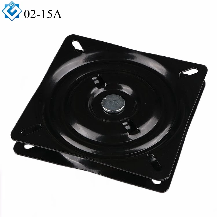 Аксессуары для мебели, Регулируемый поворотный круг 90 градусов, полный шарикоподшипник 6,5 дюйма, плоская поворотная пластина 160 мм