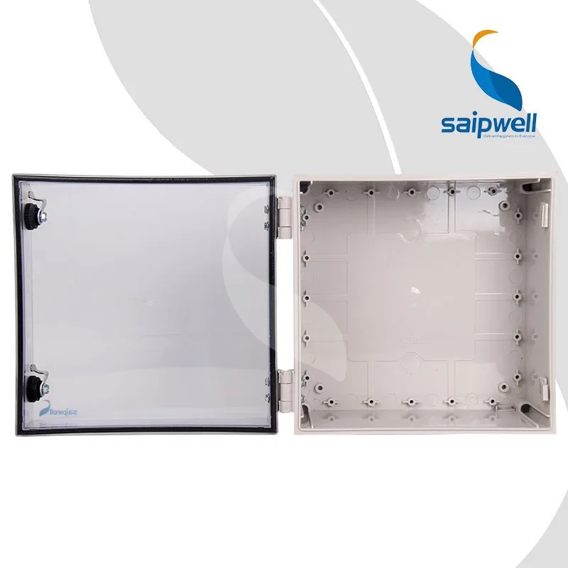 Saip / Saipwell Wenzhou Clear Plastic Box Electronics Clear Electrical Junction Box China Enclosure for Electronic