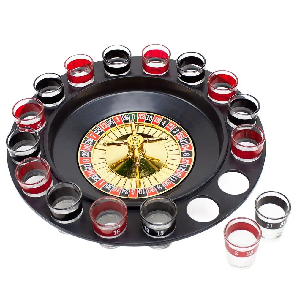 
Acrylic 16 Glass Lucky Shot Drinking Game for 2-8 Players 