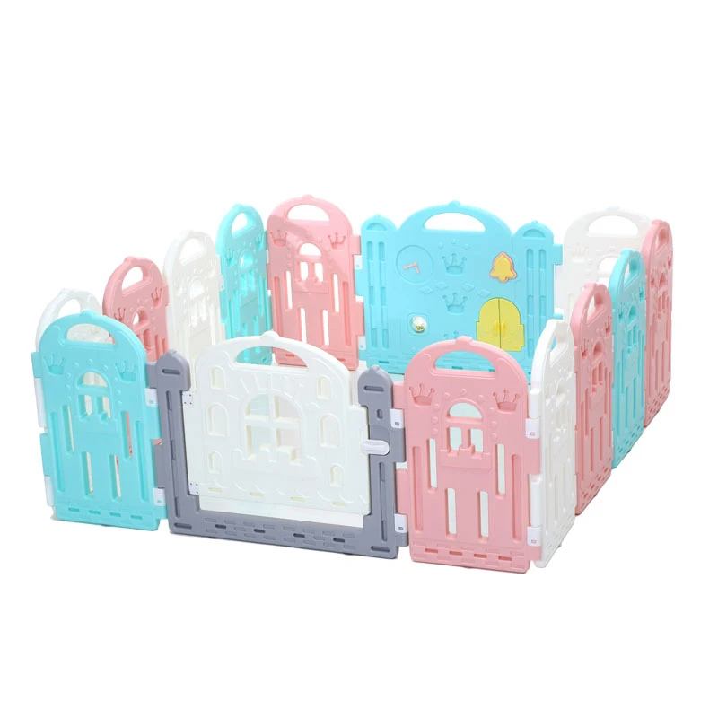 Wholesale eco-friendly plastic baby play pen safety play game fence playpen