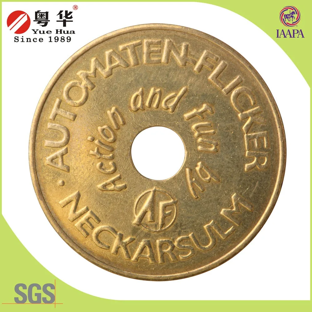 
Drinking gold Mid-hole Token 