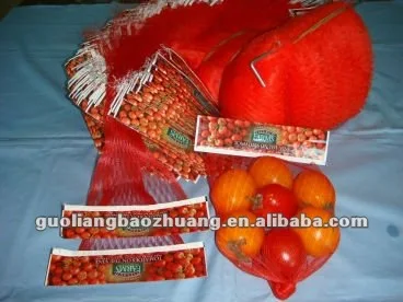  Экструдированный сетчатый пластиковый пакет многоразового использования для упаковки картофеля томатов чеснока