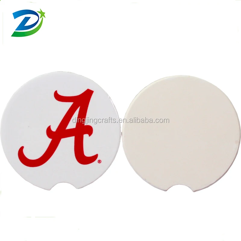 
Wholesale sublimation hexagon coaster absorbent blank ceramic car coaster for drink 