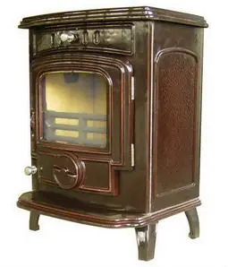 cheap cast iron wood burning fireplace, corner freestanding wood stove, modern designed stove
