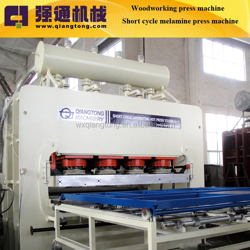 Partical совета короткий цикл меламина горячего ламинирования пресс-машина