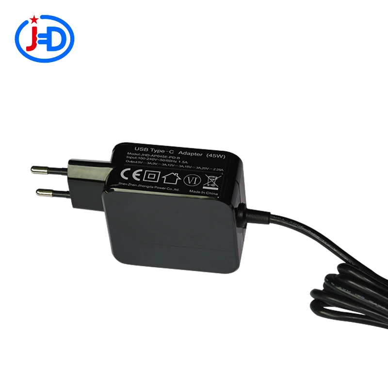 China manufacturer 19v 2.37a 45w ac travel adapter power usb pd charger
