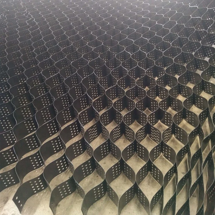 geocell plastic gravel grid for driveway roadbed reinforcement