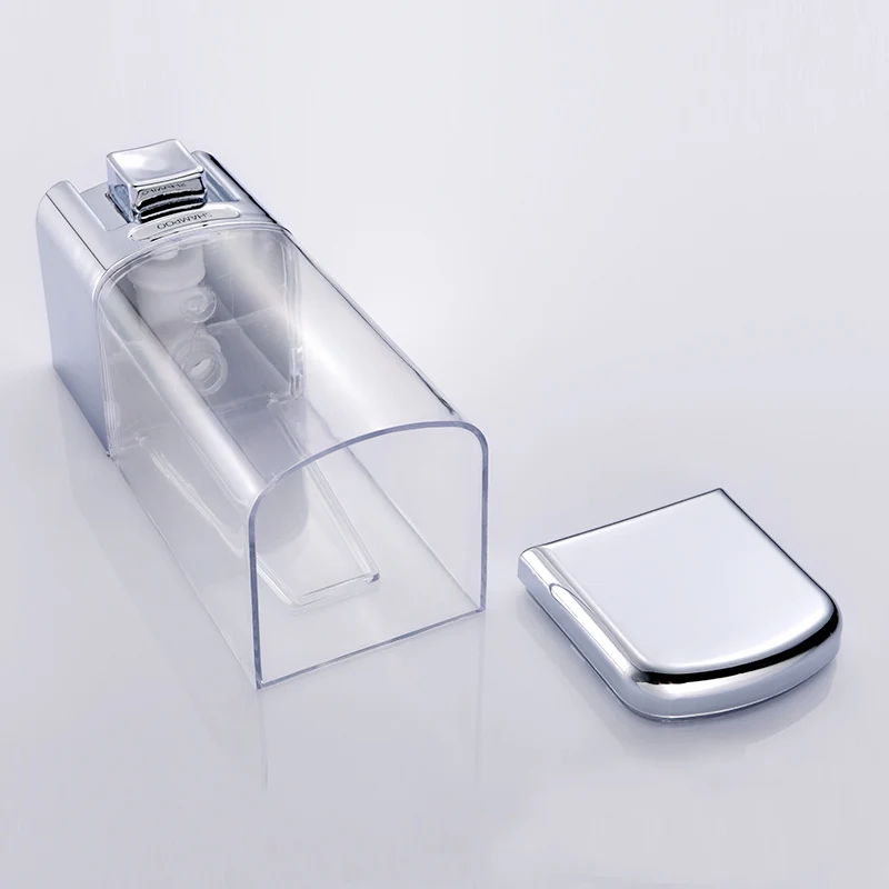 FLG Wholesale Wall Mount Foam Soap Dispenser Hand Liquid Soap Dispenser Plastic Modern ABS Light Grey Paper Holder