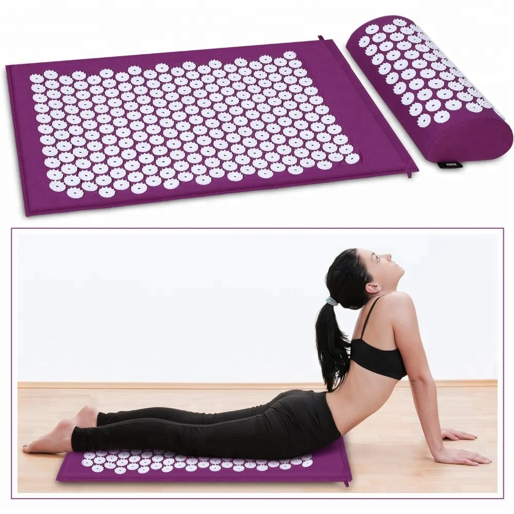 Stress Relief   acupressure mat and pillow set   massage mat