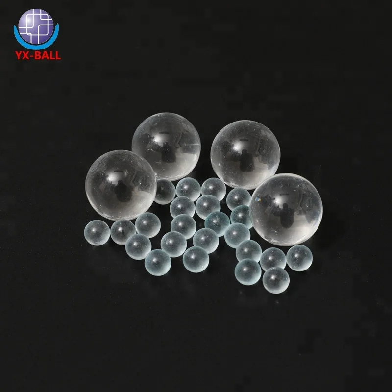 Широко используемый 3,969 мм 4 мм 4,5 мм 4,763 мм Твердый пузырьковый прозрачный стеклянный шар