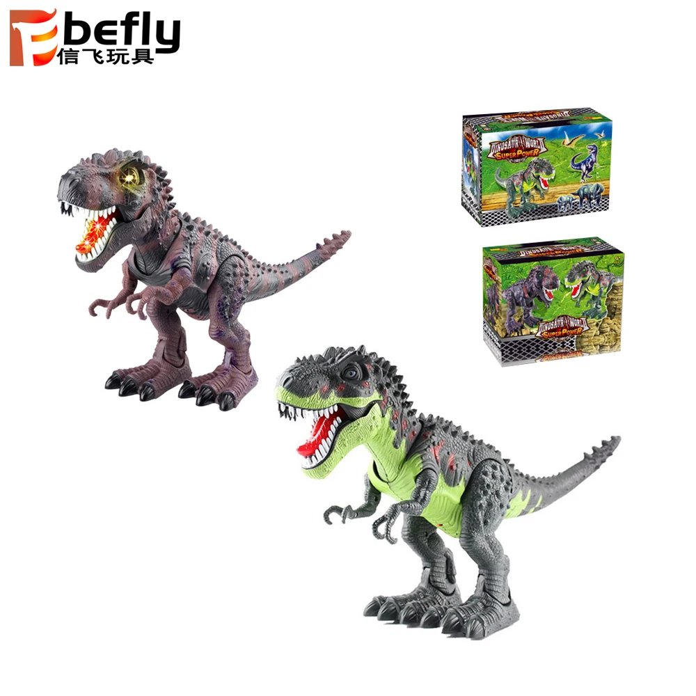 B/O walking t-rex dinosaur toy with light and sound