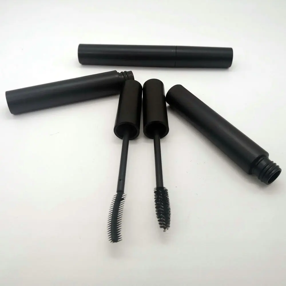 matt black 4ml empty mascara tube container with silicone tip