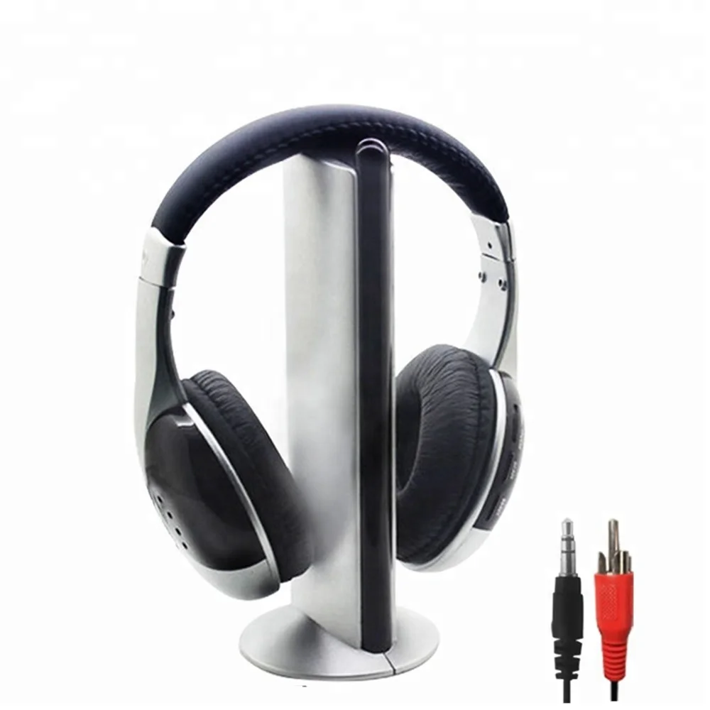 Wireless Earphone Headphone 5 in 1 for MP3 PC TV CD Hi-Fi for beautiful sound