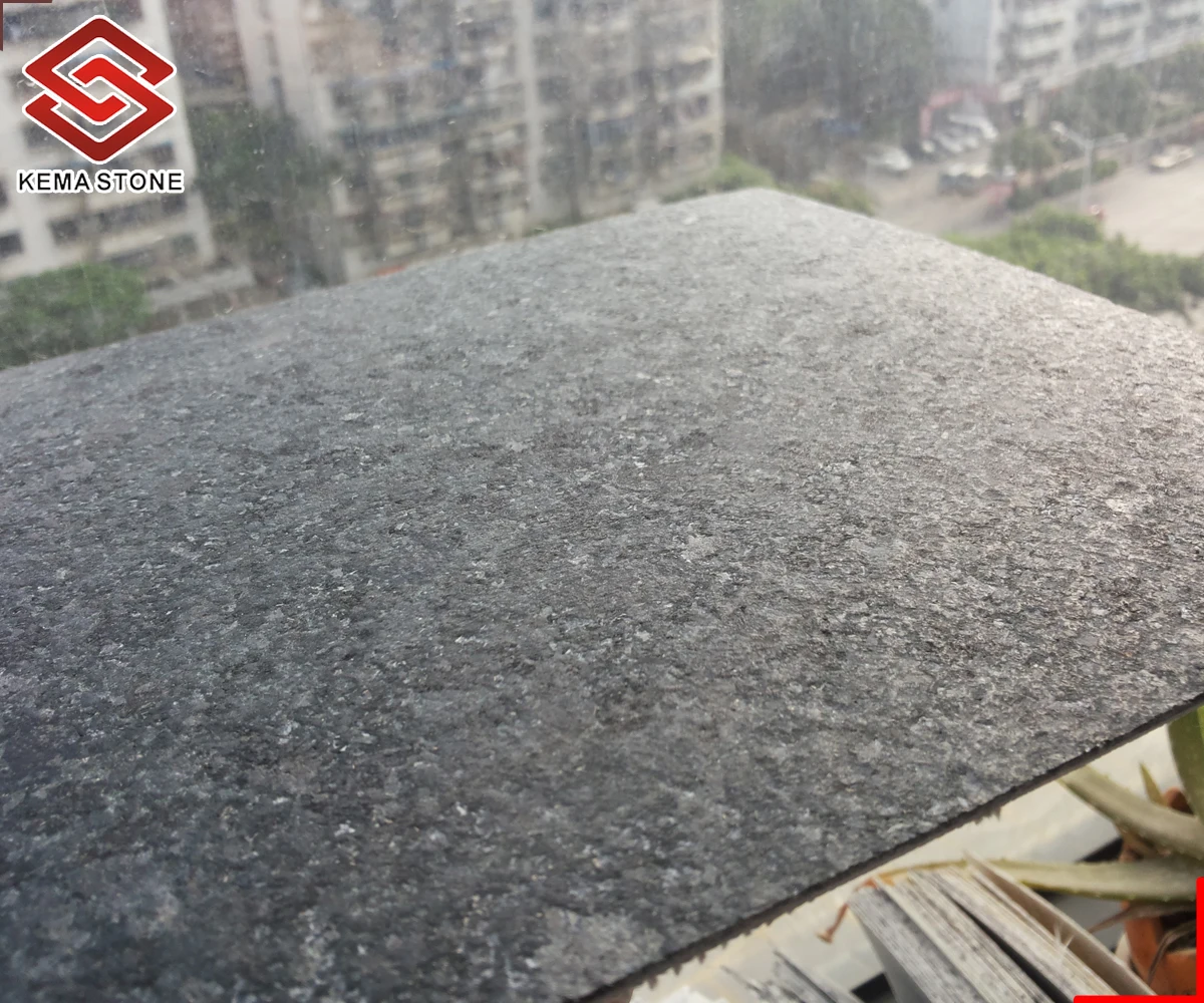 
Natural Flexible Thin Black Granite Stone Veneer For Pillar and Column 