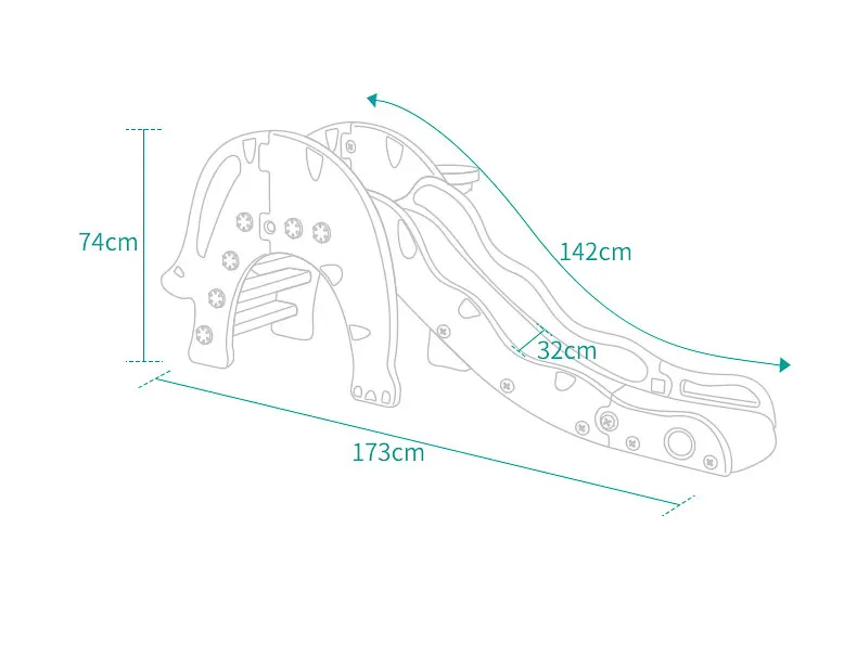 Детские домашние слайды KUB оптом, утолщенные маленькие слайды, домашние многофункциональные детские комбинированные игрушки