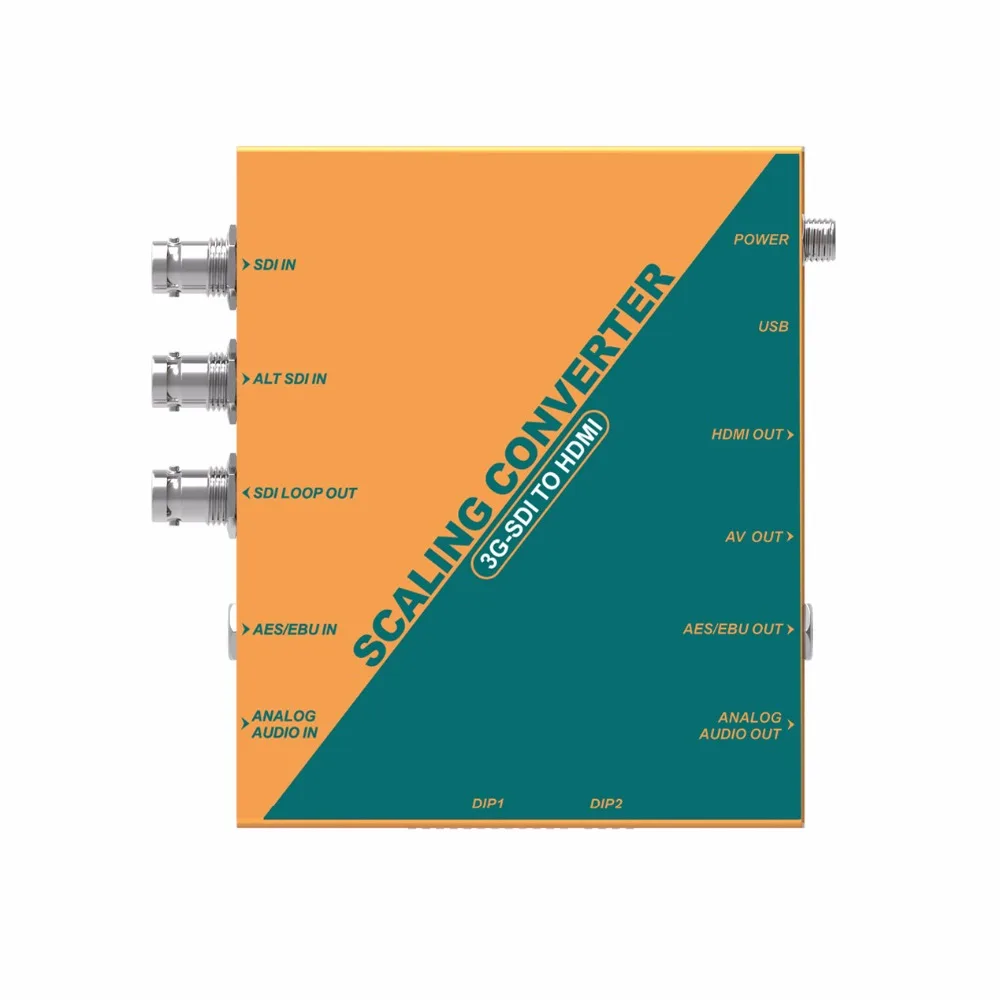 3G-SDI to HDM I & AV Scaling Converter Support SD/HD/3G-SDI/ AES/EBU/Analog Audio In&out